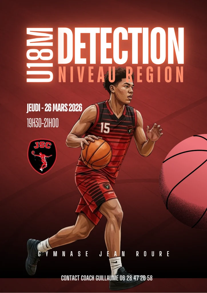 Affiche de détection U18 niveau région