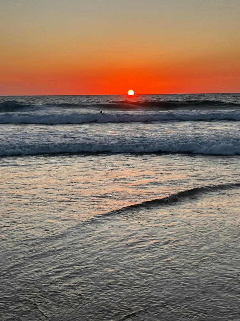 Coucher de soleil landais, inspiration artmonie-UX