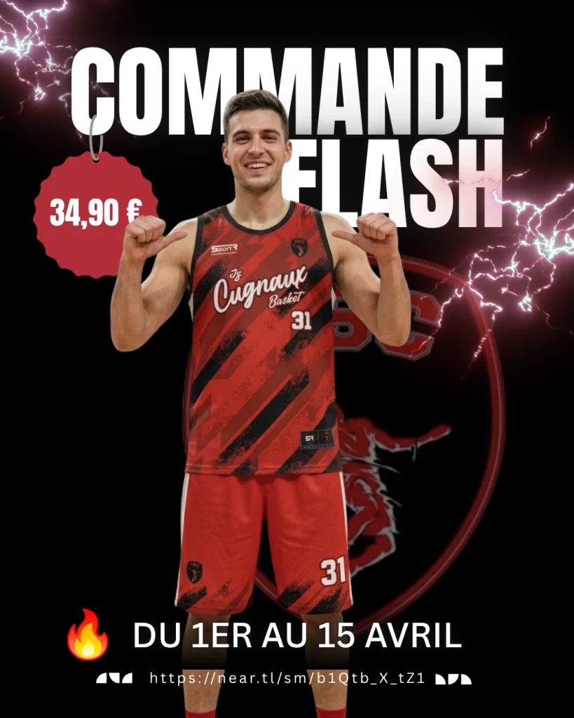 Publication Instagram pour la commande de maillots