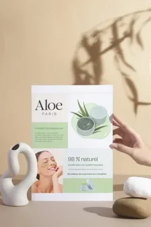 Flyer produit Aloe Paris créé pour Patricia B.